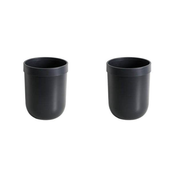 Cubo de basura Moyic para cocina y baño Color negro Talla grande 2Conjunto