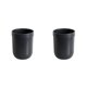 thumbnail image 2 of bote de basura Cateissary de plástico con gran capacidad negro Talla grande 2Conjunto, 2 of 6