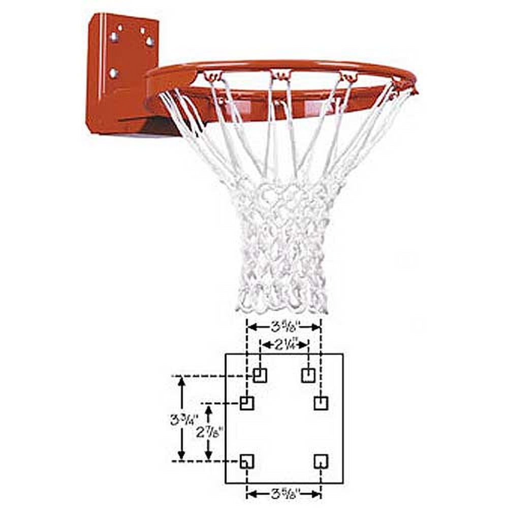 FT187R First Team Super Duty Rear Mount Flex Breakaway Basketball Rim