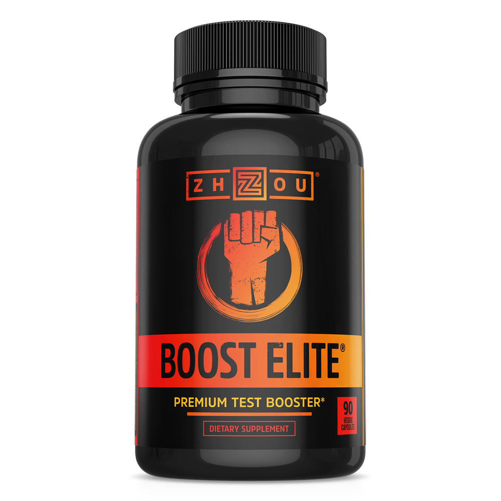 Premium Test Booster for Increased Stamina and Energy, 90 Ct, Boost Elite by Zhou Nutrition