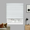 thumbnail image 2 of CHICOLOGY Roman Shades for Windows , Roman Shades , Window Treatments , Custom Roman Window Shades , Room Darkening Shades , Daily White (Light Filtering), 18 in x 48 in (W x H), 2 of 5