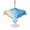 Blue, variant on Outdoor Tablecloth with Umbrella Hole for Patio/Picnic/Party/Camping, Teal Blue Beach Coastal Waterproof Table Cloth Round Cover Washable, Summer Nautical Seaside Ocean Ombre (Dia 54")