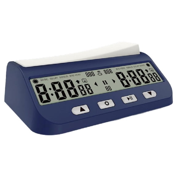 Portable Chess Clock With 5 Tournament Modes, Adjustable Sound & Step Counter - Compact Game Timer