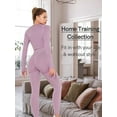 thumbnail image 4 of Women High Waist Yoga Pants Workout Gym Leggings Seamless Sports Running Tights for Women, 4 of 5