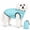 Blue, variant on Pet Life ® 'Pursuit' Quilted Ultra-Plush Thermal Dog Jacket
