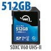 OWC Atlas Pro - Flash memory card - 512 GB - Video Class V60 / UHS-II U3 / Class10 - SDXC UHS-II