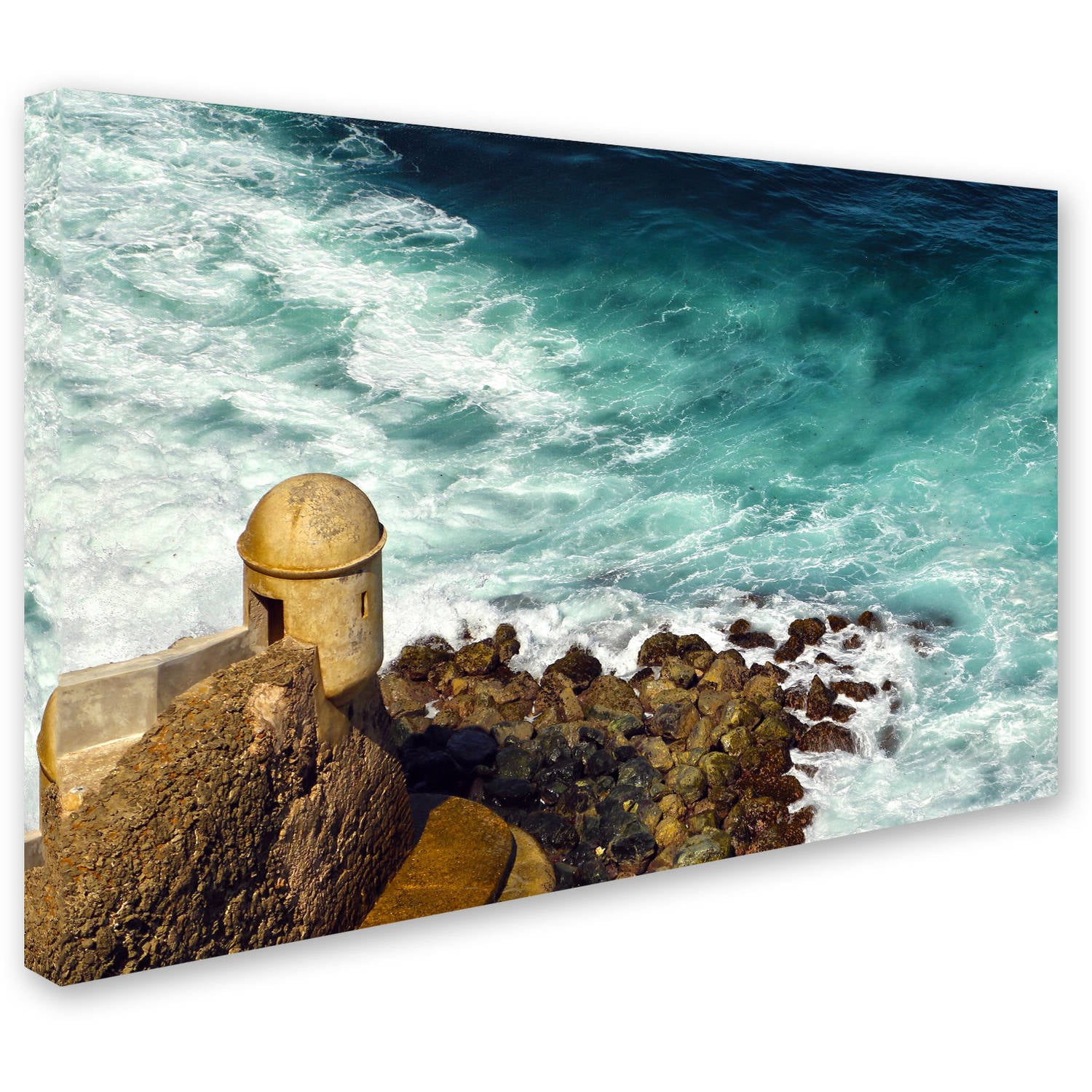 Trademark Fine Art "Castillo de San Felipe del Morro 12" Canvas Art by CATeyes