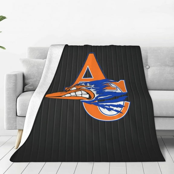 Angelina College Logo Fleece Blanket, Very Soft Microfiber Flannel Blanket for Couch Warm and Cozy for All Seasons