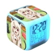 thumbnail image 1 of Reloj digital LED Ilia Colorful Square con función de despertador, 1 of 4