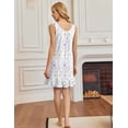 thumbnail image 2 of Ekouaer Nightgowns for Women Sleeveless Nightdress Cute Night Gowns Short Sleepshirt Soft Sleepwear Pajama Dress, 2 of 6