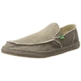 thumbnail image 1 of Zapatos Mocasines Slip-On de Lona para Hombre Sanuk Rounder Marrón Talla 12, 1 of 7