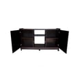 thumbnail image 2 of Mueble Credenza para TV con Ruedas Minimalista (WENGUE/Negro Mate) DECOMOBIL CREDENZA DECOMOBIL, 2 of 4