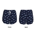 thumbnail image 3 of Balery Cute Shark Pantalones cortos deportivos para mujer con forro y dos bolsillos, elásticos, para entrenamiento, gimnasio, yoga-Medium, 3 of 7