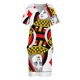 thumbnail image 3 of of s-baraja de cartas clásica para mujer vestido de noche con bolsillo suelto Casino Poker Q vestidos de baile, 3 of 6