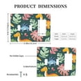 thumbnail image 3 of Dinosaur Doodle Switch Cover Decorative Wall Plate 3-Gang 2-Toggle 1-Decor Standard Size, 3 of 5