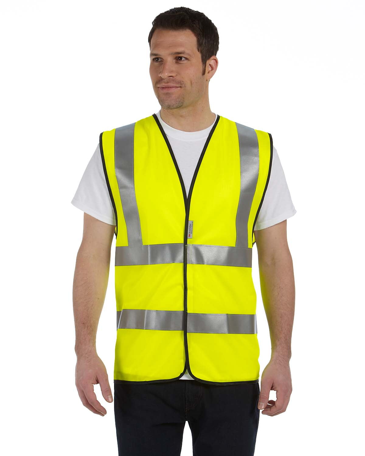 Premium Solid Dual Stripe Vest Class 2