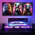 thumbnail image 3 of Hieng Video Game Wall Art Gaming Posters Gamer Wall Decor for Teen Boys Bedroom Graffiti Gamepad Headphones Canvas Prints Cool Pictures Pop Art Painting Men Room Decoration（Only canvas）, 3 of 6