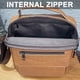 thumbnail image 4 of Bolso de mensajero de cuero para hombre, bolso bandolera multifuncional de gran capacidad con correas ajustables para el trabajo y los negocios, 4 of 8