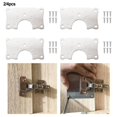 thumbnail image 3 of Kitchen Cupboard Door Hinge Repair Kit Plate And Fixing Screws Cabinet Hinges, 3 of 8