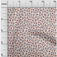 thumbnail image 2 of oneOone Cotton Cambric Red Fabric Floral Sewing Material Print Fabric By The Yard 56 Inch Wide, 2 of 5