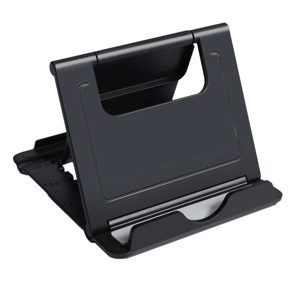 Shisuyan Phone Stand Tablet Stand Multi-angle Cell Phone Stand Cradle Holder Universal Foldable Tablet Phone Stand (Black)