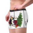 thumbnail image 4 of Bingfone Vintage Buffalo Plaid Christmas Camper Men's Underwear - Casual Stretch Boxer Briefs-Small, 4 of 9