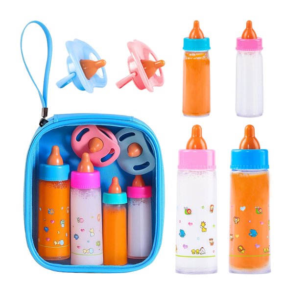 Juego Toy Bottles SCOM de zumo de leche Magic Disappearing, 6 unidades