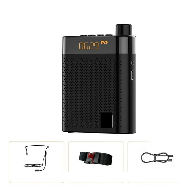 K6 Sound Amplifier Bluetooth FM Radio Loudspeaker Microphone Voice Amplifier Booster Megaphone Speaker For Teaching Sales ,Easy to Use