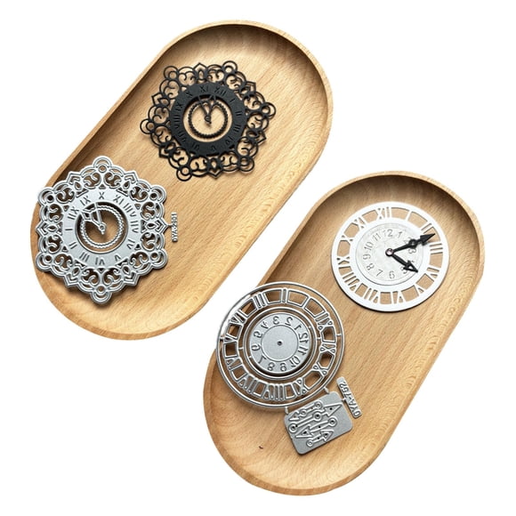 Reloj de encaje vintage Cutting Dies FNASKLEI para álbumes de recortes