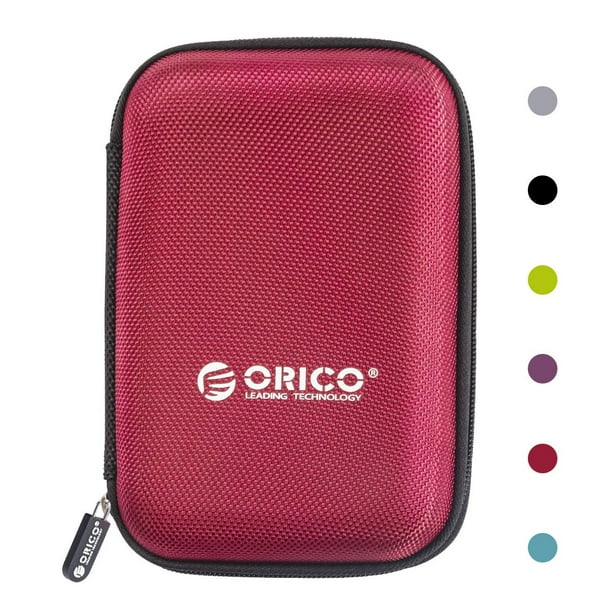 Funda de disco duro ORICO PHD-25 impermeable a prueba de golpes roja