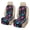 Colorful Paw Print Pattern, variant on Eheartsgir Lemons Pattern Car Front Seat Covers for Universal Fit for Most Vehicles, Non Slip Non-Slip Seat Protector 2 Piece Quilted Padded Fabric Car Seat Covers