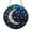 Acrylic 3.5 Inch, variant on Moon and Stars Stained Glass Suncatcher Window Hanging, Celestial Decorative Glass Art Panel with Night Sky and Clouds, Round Sun Catcher Window Decor Ornament Gift Idea for Dreamers