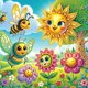thumbnail image 1 of 5D DIY Con Forma Especial Parcial Divertida Insectos 30x30cm, 1 of 9