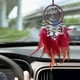 thumbnail image 4 of Hogar y cocina, Decoración del hogar, Otra decoración, Colgante de coche con piedras de cristal de alta calidad, exquisito colgante decorativo para interior de coche con plumas, atrapasueños, carillón, 4 of 6