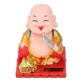 thumbnail image 1 of Monk Decoration, Unique Shapes Solar Power Buddha Statue  for Indoor L,S, 1 of 7
