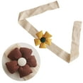 thumbnail image 2 of Fabric Flower Curtain Tieback Curtain Rope Tie Backs Soft and Adjust, Multiple Color, 2 of 9