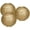 Gold, variant on Pack Of 3 Round Paper Lanterns Lamp Wedding Birthday Party Decoration