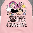 thumbnail image 3 of Disney Jr - Todays Forecast Laughter Sunshine  - Toddler & Youth Girls Raglan Graphic T-Shirt, 3 of 4