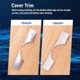 thumbnail image 4 of Car Multimedia Button Trim Cover Decoration Sticker for Mercedes Benz C E Class W204 CLS GLK C180 E2, 4 of 5