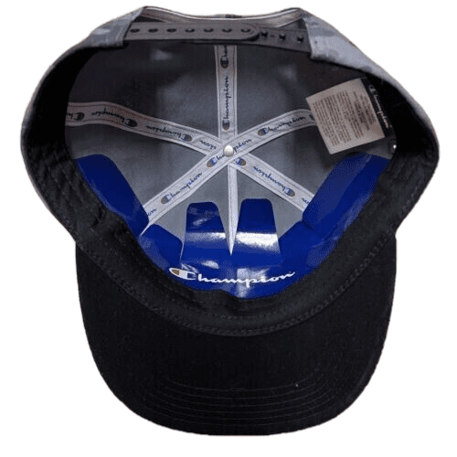 Champion Camo Unstructed Flat Bill Cap One Size Black/Grey