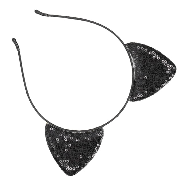 Decoración de orejas de gato, diademas reversibles con orejas de gato y lentejuelas, diadema con orejas de gato muy recomendada