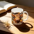 thumbnail image 4 of Ceramic Coffee Mug With Adorable Animal Print, Premium Heat Retaining Ceramic Construction And Ample 400Ml Capacity For Morning Coffee Tea And Hot Cocoa 15X10Cm 0.88Lb, 4 of 6