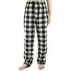 YUSHOW Women Fleece Pajama Pants Buffalo Plaid Pjs Bottoms Soft Comfy Sleep Lounge Pj Pants M