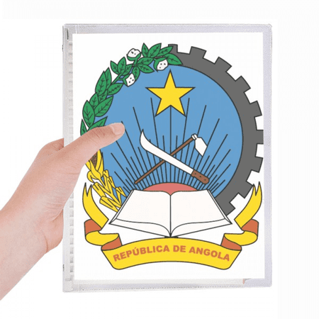 Luanda Angola National Emblem Notebook Loose Diary Refillable Journal ...