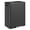 black, variant on Gaderth Dual Trash And Recycling Bins For Kitchen, 16 Gallon Stainless Steel Garbage And Recycle Bin Combo Bathroom Trash Can For Large Families, Dual Trash Can With Soft Close Lid