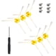 thumbnail image 1 of Reemplazo de robots de barrido Cepillos laterales de repuesto de 6 piezas para Roomba series 500,600 y 700 - Tornillos, 1 of 5