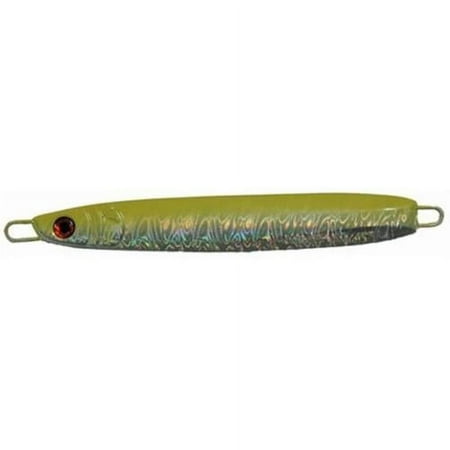 UPC: 0896019002308 | Frenzy TAJ-L07 Rigged Angry Jig 7 oz 2 Assist Hooks Glow