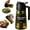 1pcs Black, variant on 470 ml Oil Sprayer for Cooking,2-in-1 Olive Oil Dispenser and Oil Spray Bottle,Oil Spray with Stickers,Thick Glass Spray Bottle