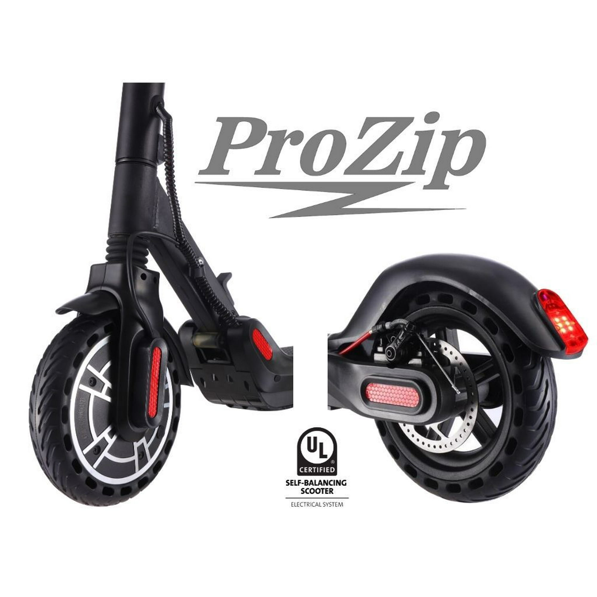 ProZip Edge Portable Electric Scooter 8.5 wheels LCD Display App Speeds up to 19 miles 31 kms Range up to 17 miles 27 km Walmart
