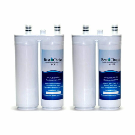 2-PACK REFRIGERATOR WATER FILTER FITS FRIGIDAIRE ELECTROLUX WF2CB EWF-01 (Best Water Filter Price)